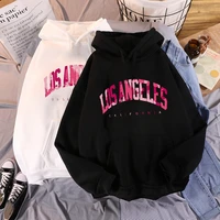 mens hoodies sweatshirt los angeles letter print tracksuit sweatshirt oversized hoodie hip hop pullovers man woman clothing