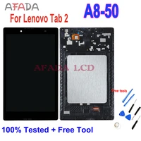 new 8%e2%80%99%e2%80%99 for lenovo tab 2 a8 50 lcd display touch panel digitizer assembly screen glass sensor parts