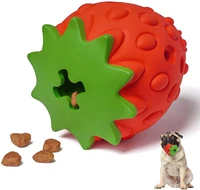 dog puzzle toys rubber dog chew toys treat food dispensing toys for teeth cleaning iq treat ball toy interactive enrichment toys