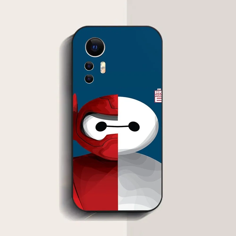 Big Hero 6 Baymax Phone Case For Xiaomi 11 Redmi Note 5G 8T 9A 9 10T Note8Pro Note9 12SUltra Black