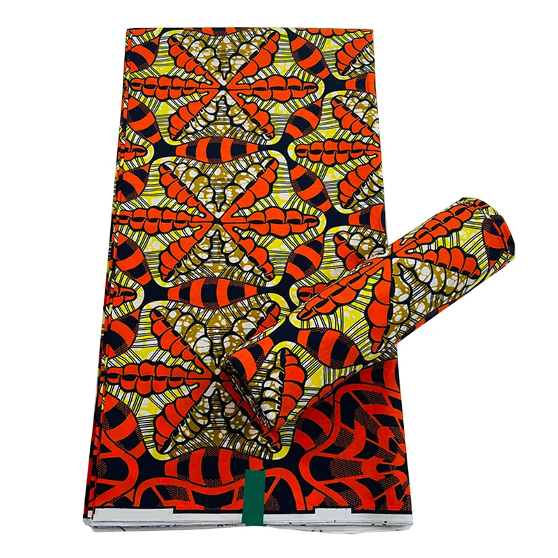 

Ankara Textile African 100% Cotton Real Wax Print Veritable Wax Guaranteed Original 6 Yards Batik Pagne Sewing Materials SC0711