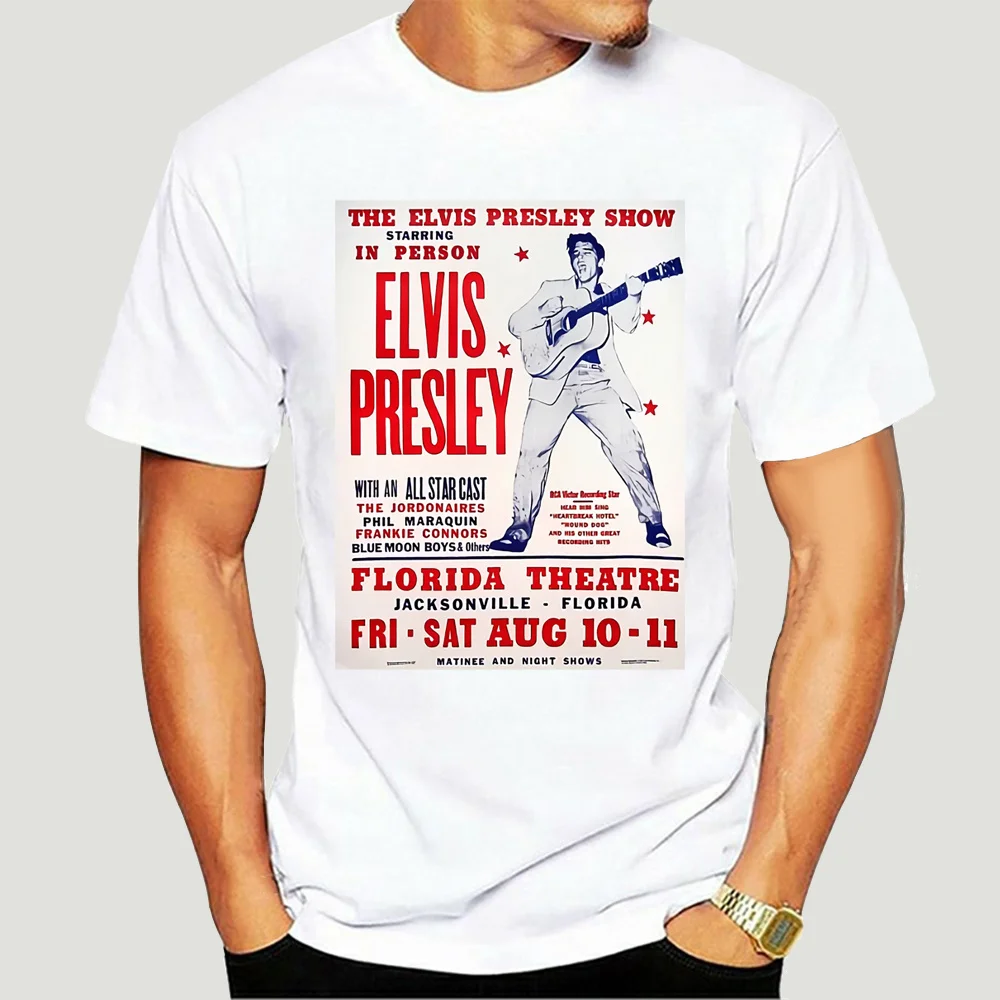 

The Elvis Presley Show Florida Poster Retro 50S Rock And Rool Unisex T Shirt 2355D