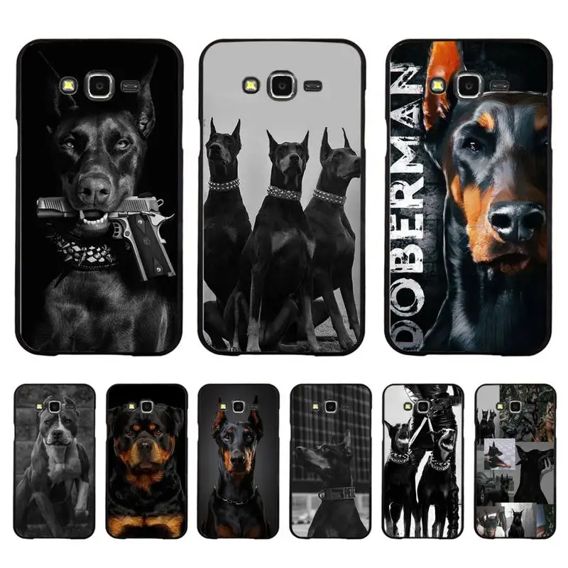 

Animal Doberman Dog Phone Case For Samsung Galaxy J4plus J6 J5 J72016 J7prime cover for J7Core J6plus