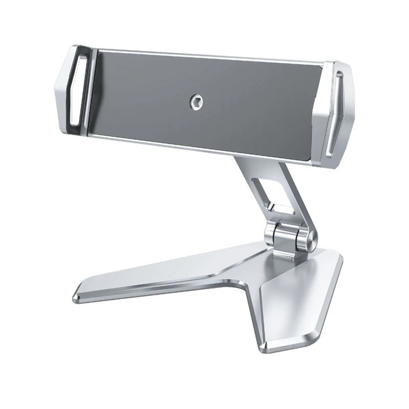 

360 Degree Adjustable and Foldable Tablet Stand Adjustable Folding Holder for iPad Support Accessories,Silver