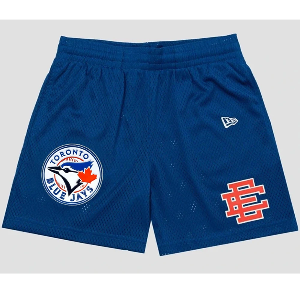 

Men's EE Basic Shorts Baseball Team Casual Jogging Fitness Breathable Quick Dry Beach Summer Print Mesh Gyms Basketball Shorts