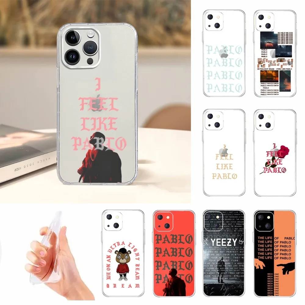 Чехол Rapper K-Kanye West для телефона Iphone 16 15 11 13 14 Pro Max 7 8 Plus X Xr Xs 12mini прозрачный чехол