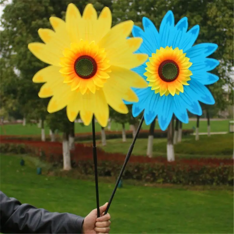 

Plastic Sunflower Windmill Wand Children Toys for Chrismas Girls Accessories