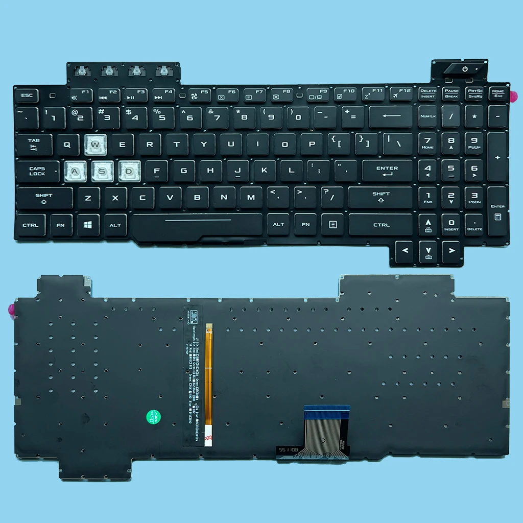 

FX705 US Russian RGB Backlit Keyboard For ASUS TUF Gaming TUF505DT TUF705 FX705GD FX505 FX505D/DD/DT/GD/GE/GM/GT FX95D/G/GT/GU
