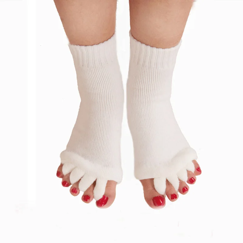 

Носки женские с пятью пальцами для йоги, нескользящие спортивные носки для пилатеса, йоги, фитнеса с разрезом, хлопковые носки для йоги с пятью пальцами