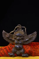 4 tibetan temple collection old bronze dapeng garuda amulet pendant town house exorcism ward off evil spirits
