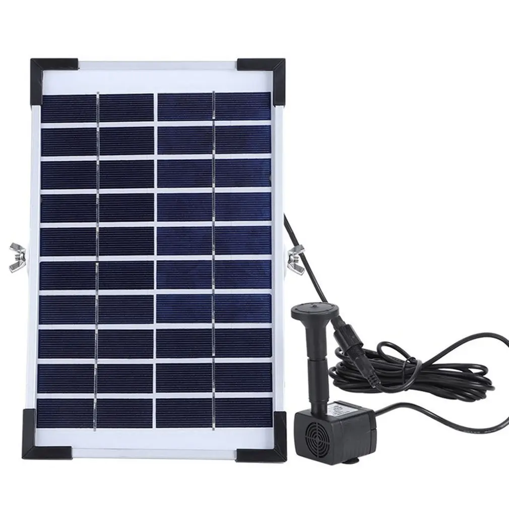 

Solar Fountain Pump 5W Fish Garden Water Pool Pond Pump Garden Decoration Solar Panel Powered Fountain Water Pump