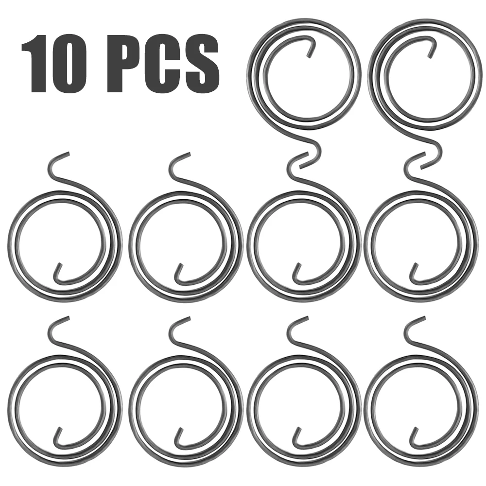 

10 Pcs Replacement Spring for Door Knob Handle Lever Latch Internal Coil Repair Spindle Lock Torsion Spring Flat Section Wire