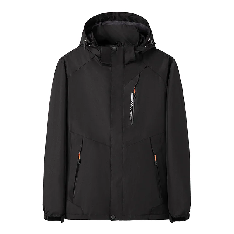 

Мужская мягкая рыболовная куртка на весну и осень, тонкая дышащая рыболовная одежда с капюшоном, уличная ветрозащитная Водонепроницаемая п...