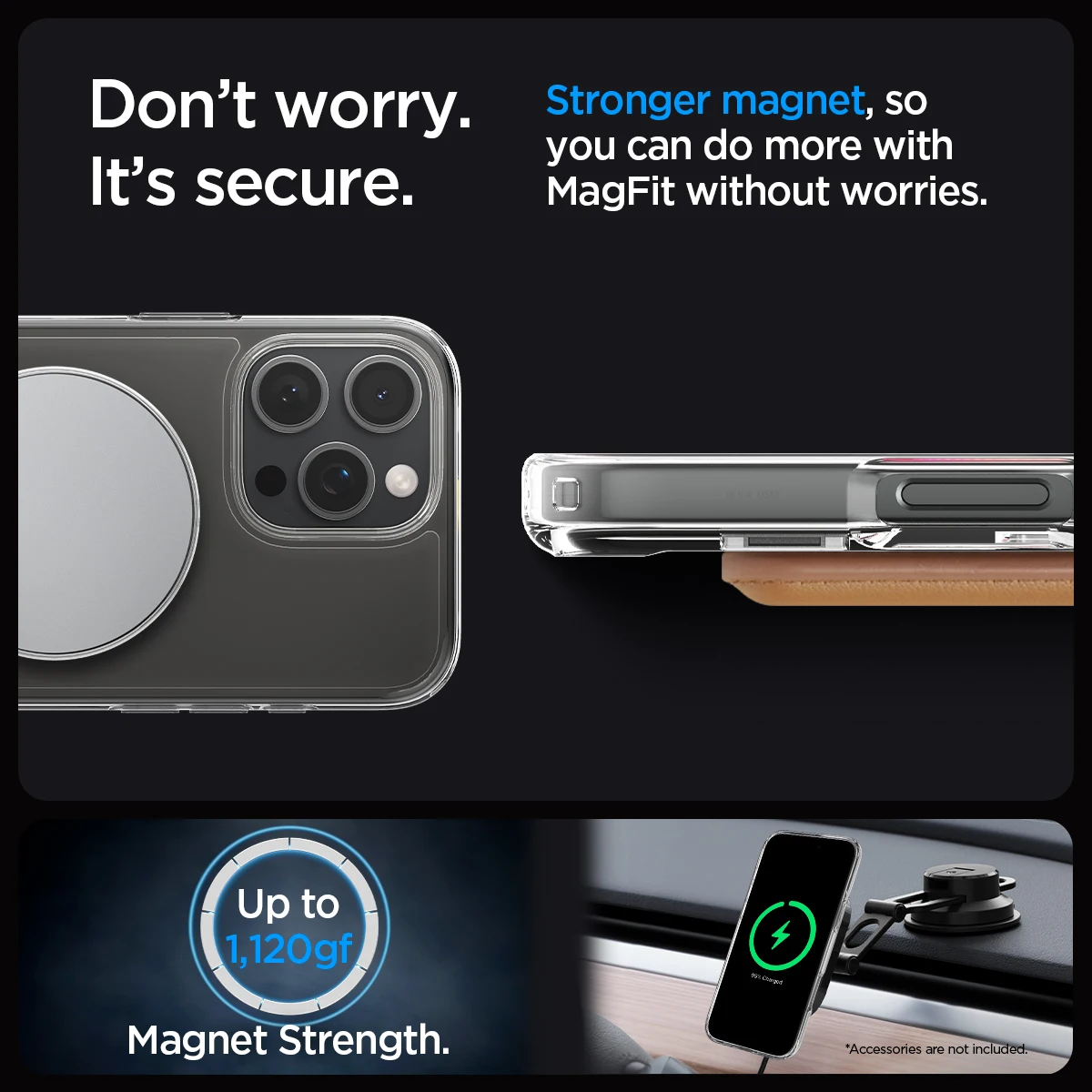 Spigen Ультра Гибридный S MagFit чехол для iPhone 16 Pro Max / Magsafe с подставкой