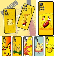 pikachu baby cartoon for xiaomi redmi note 11 10 pro max 11t 10s 9 9s 8 7 tpu soft silicone gel black phone case fundas cover