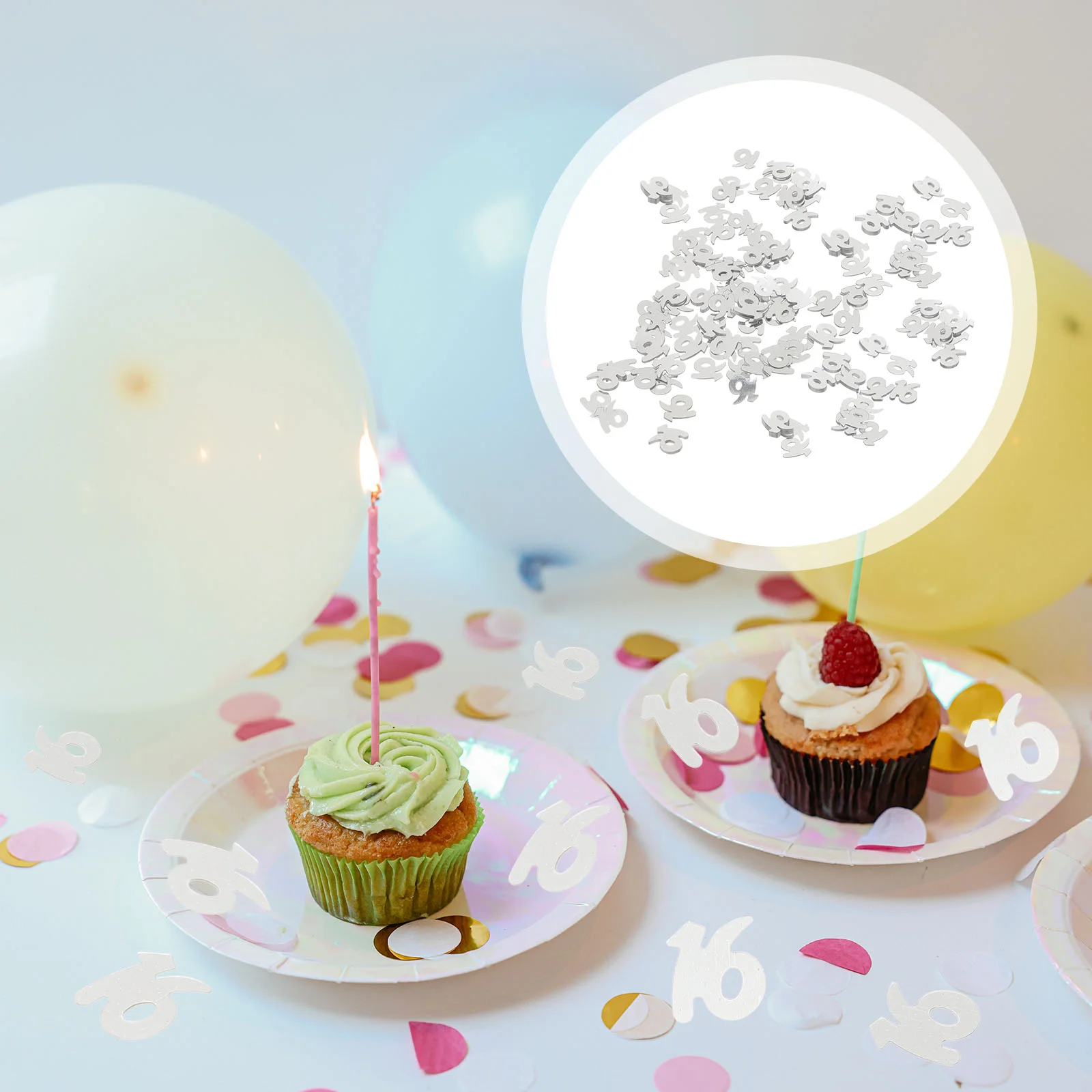 

Table Party Birthday Glitter Number Engagement Sprinkles Nail Sequins Metallic Scatter Decorations Letter 16H Bridal Shower