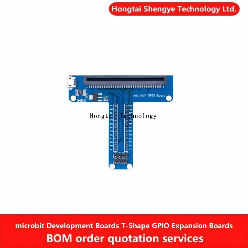 Макетная плата microbit T-Type GPIO расширения модуль micro:bit DC 3 в-5 в макетная адаптера Python