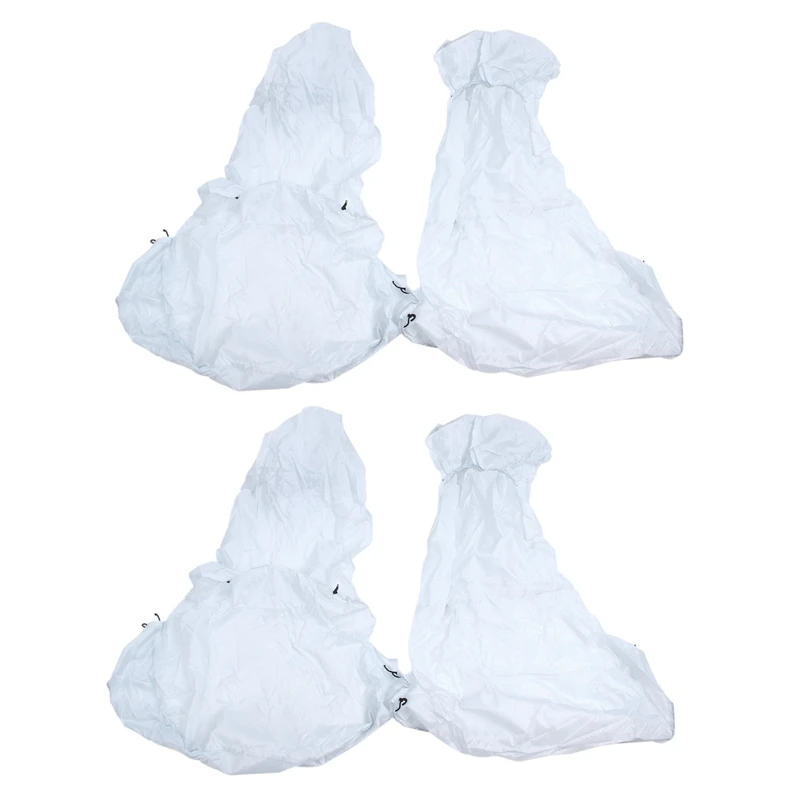 

4 шт. универсальные автомобильные нейлоновые сверхпрочные водонепроницаемые серые защитные чехлы на передние сиденья