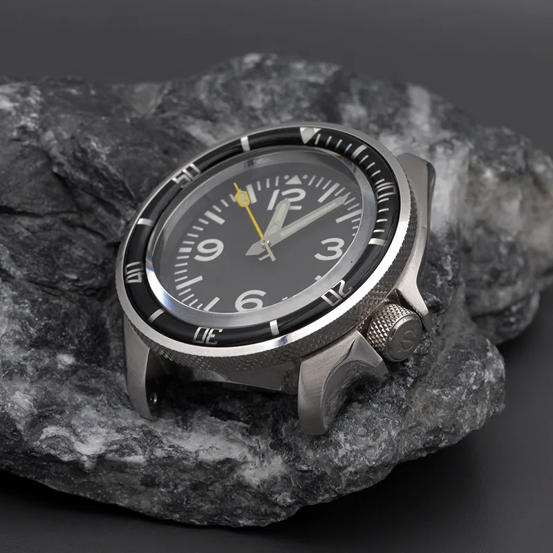 Продажа Мужские водонепроницаемые часы из нержавеющей стали с сапфировым стеклом, 200 м