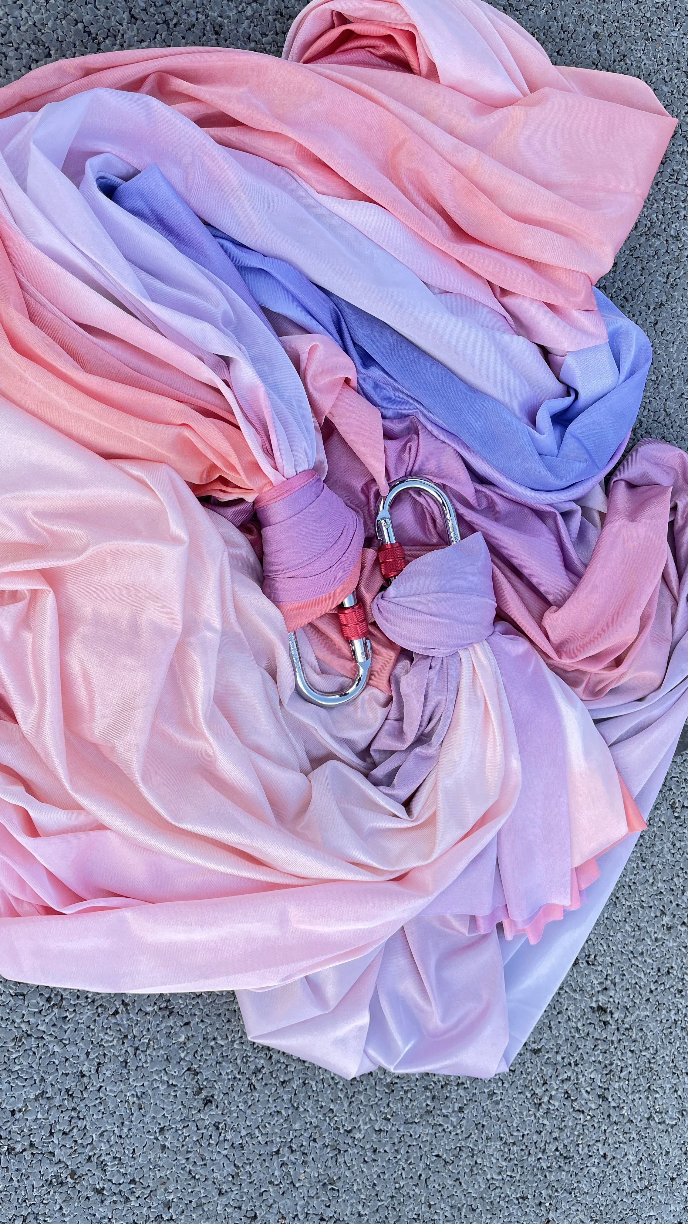 4-метровая красочная ткань для воздушного гамака йоги: удобная прочная