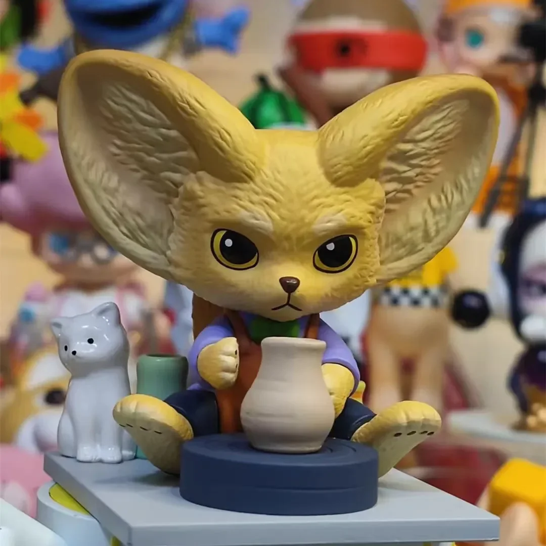 Милая аниме-фигурка подарок коробка сюрпризов оригинальная маленькая Лисичка