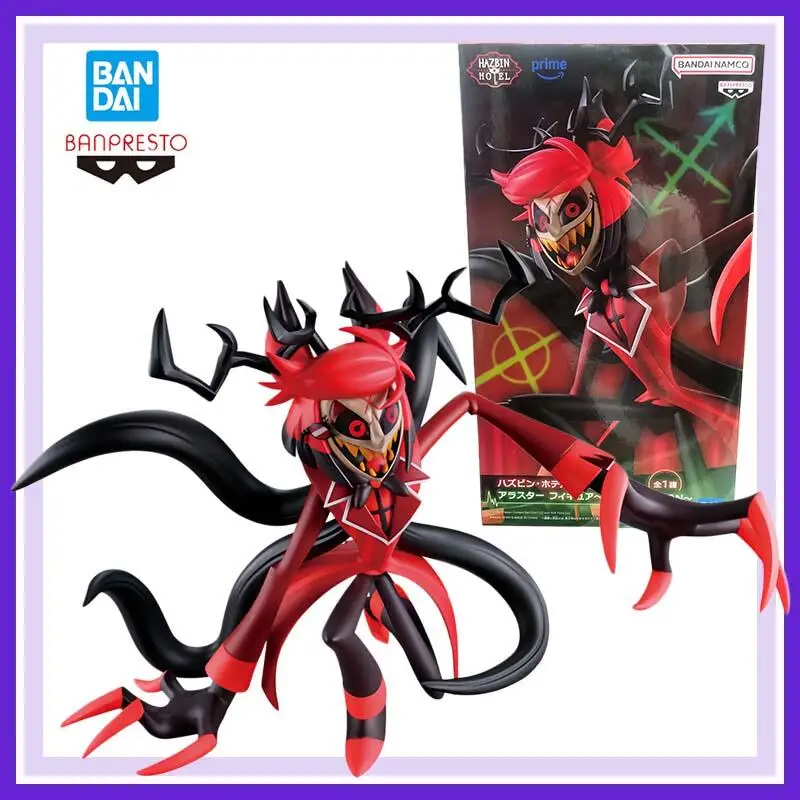 Фото В наличии Оригинальные фигурки Bandai Banpresto Hazbin Hotel: Радио-демон Аластор, аниме-фигурки, модели, украшения, коллекционные подарки, игрушки №1