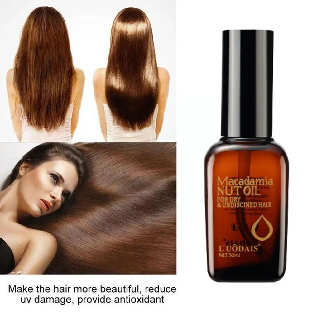 

50ML Multi-functional Moroccan Argan Hair Oil Hair Absorbed Moisturizing Nourish Treatments Damage Scalp Repair Oils Dry H6E0