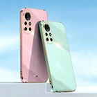Роскошный квадратный чехол на заднюю панель для Huawei Nova 8 8Pro 5G мобильный телефон защитный чехол для объектива оригинальный противоударный чехол для девочек Nova8 Coque