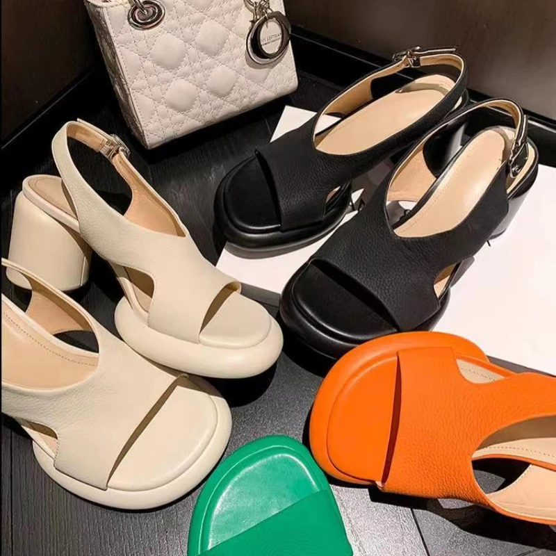 

Сандалии женские на платформе и высоком каблуке, босоножки на платформе, модная обувь, лето 2022