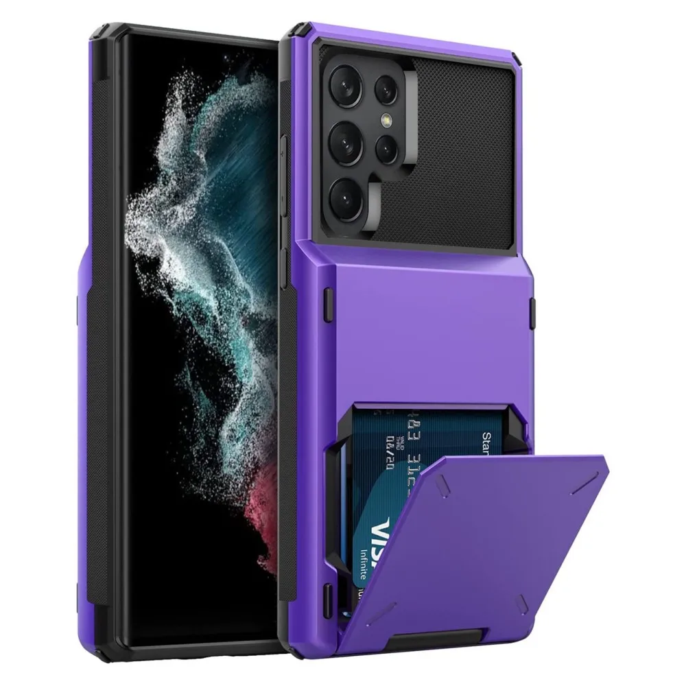 

s23 ultra case For Samsung Galaxy S23Ultra Case S23 Plus S23+ Wallet Credit Card Slot Cover for Samsung S23 S 23 Plus Ultra