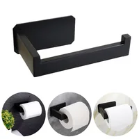 Toilet Wall Mount Toilet Paper Holder Stainless Steel Bathroom Kitchen Roll Paper Accessory Tissue Towel Accessories Holders