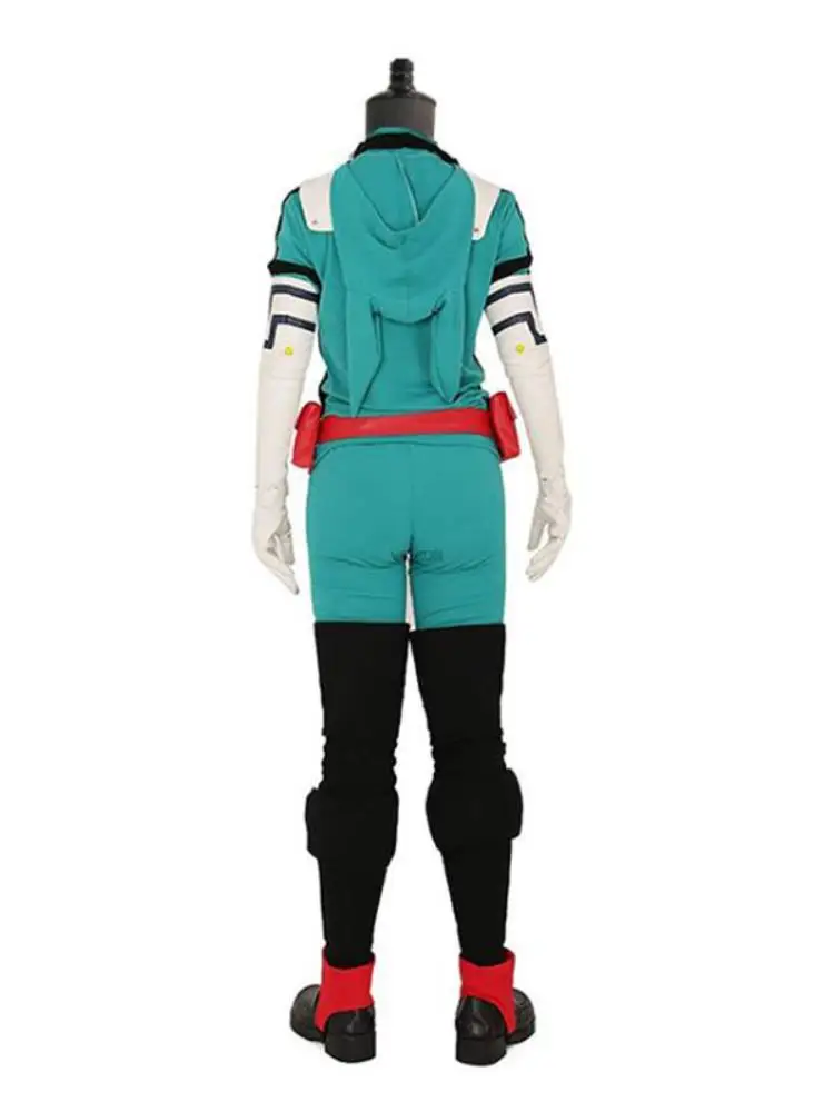 Anime My Hero Academia Cosplay Midoriya Izuku Deku Battle Cosplay Costume Unisex Costume Set Wig Hair gift Anime Clothes XXXL images - 6