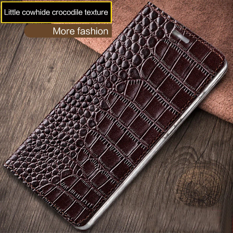 

Luxury phone case genuine leather crocodile Flat texture phone case For Honor 70 60 50 pro plus Magic4 Pro handmade phone case