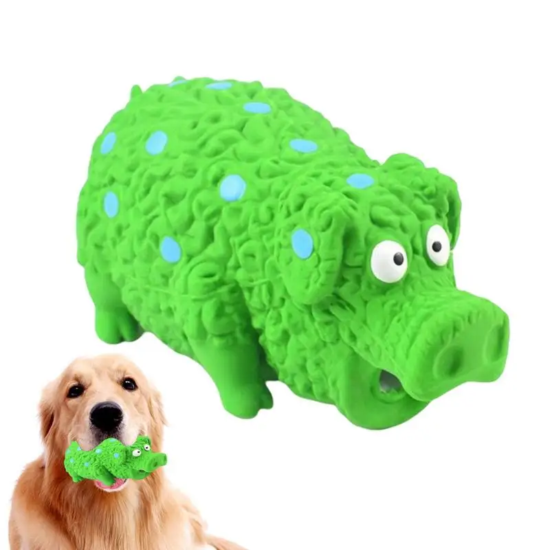 

Grunting Pig Dog Toy Dog Squeaky Toy Latex Dog Chew Toys With An Oinks Sound Squeaker Grunting Pig Dog Toy Durable Rubber Pig