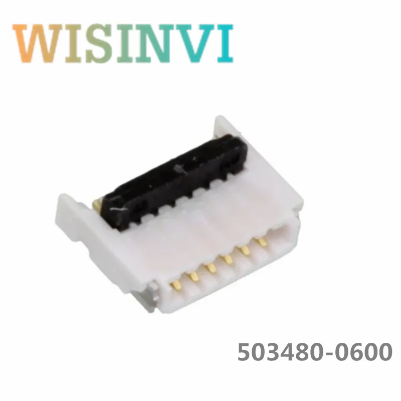 

10 шт./лот 503480 -0600 5034800600 Расстояние: 6-контактный разъем 0,5 мм.