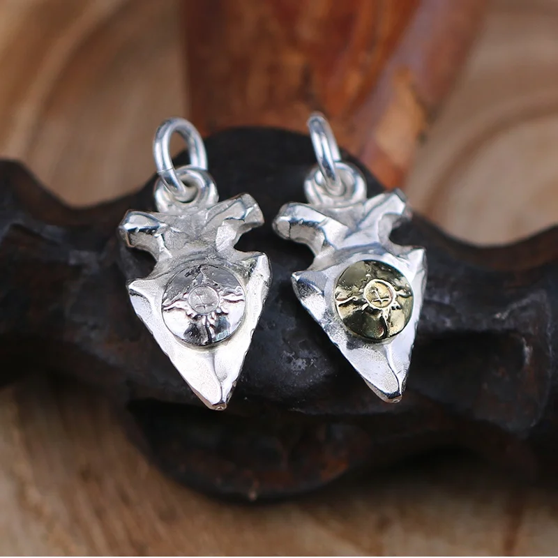 Dayu Shop Art First Arrow's Sun Печатный стол Ручная стрела Подвеска из стерлингового