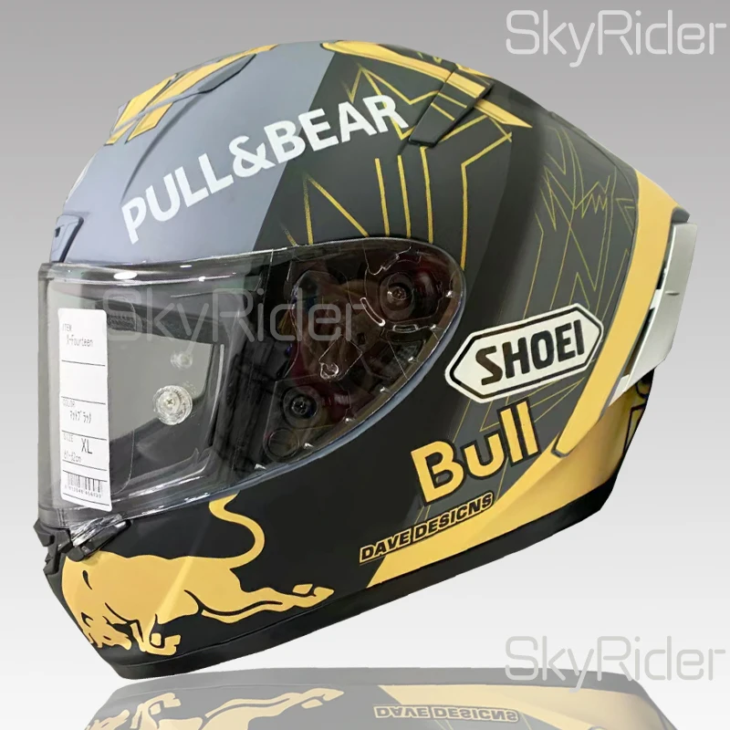 

Full Face Motorcycle helmet X-14 x14 Marquez gold helmet Riding Motocross Racing Motobike Helmet Casco De Motocicleta