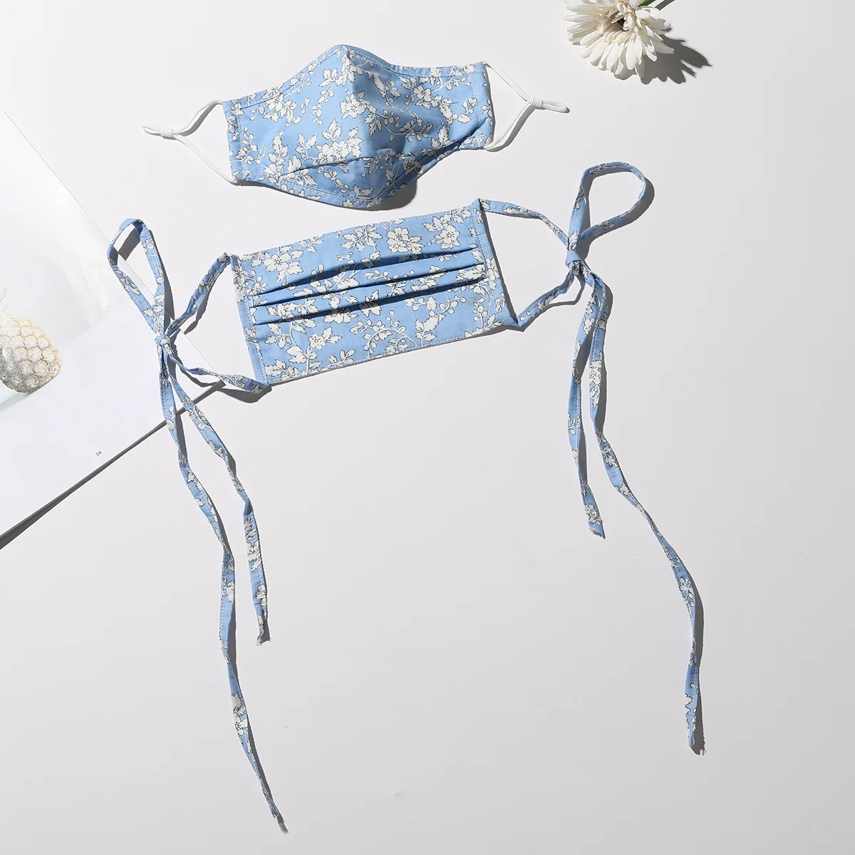 

Hot Masks Neck Back Strap Can Be Tightened Lengthened Lacing Three-dimensional Folding Mask Cotton Can Change Filter Mask Set