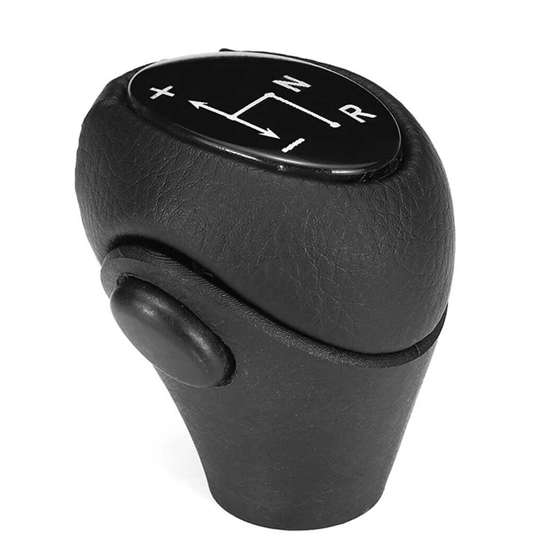 

5X Leather Automatic Gear Shift Knob Lever Shifter For Mercedes Benz Smart Fortwo Roadster 450 451 Brabus Fortwo