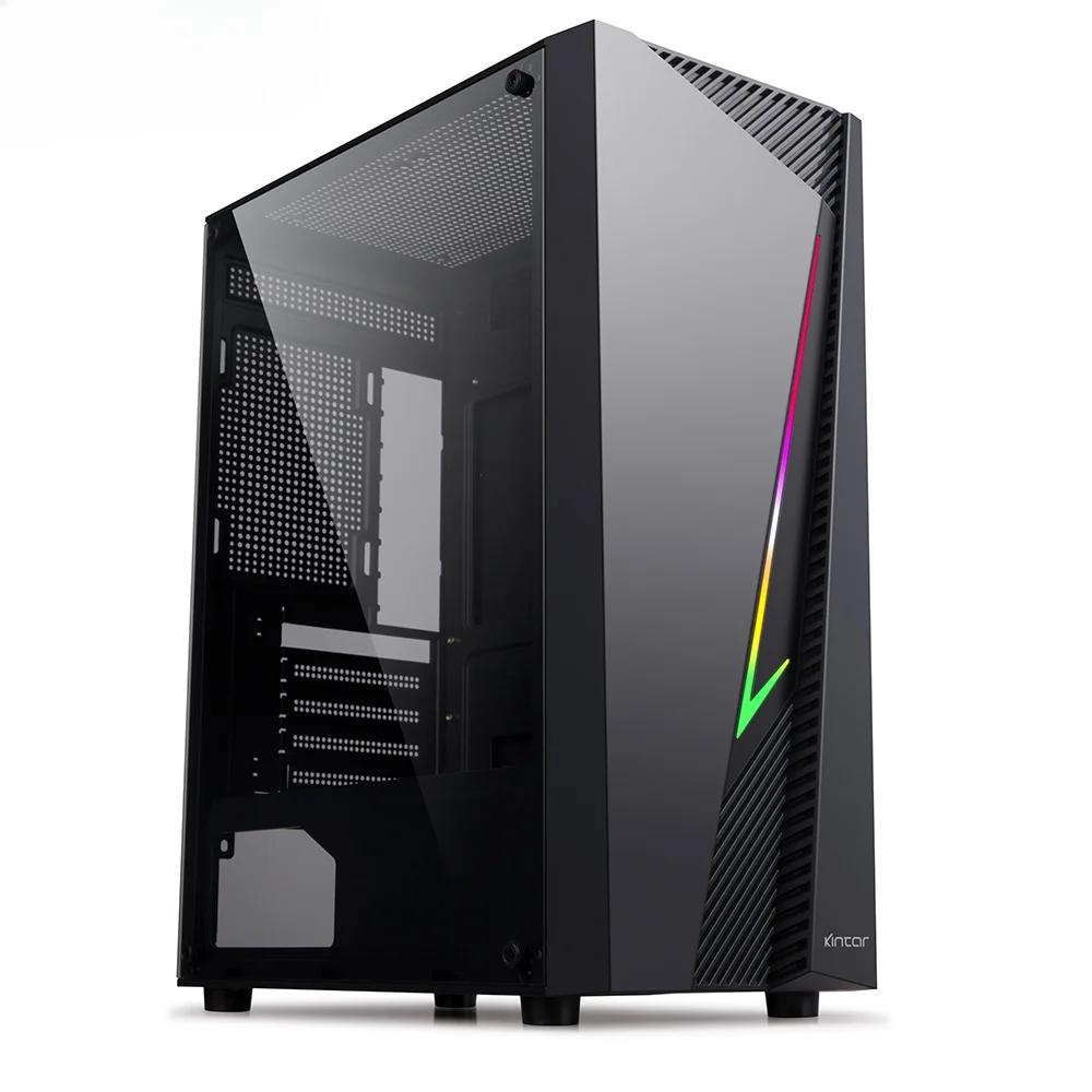 Хорошее качество для корпуса компьютера M-ATX ITX и башня с закаленным стеклом