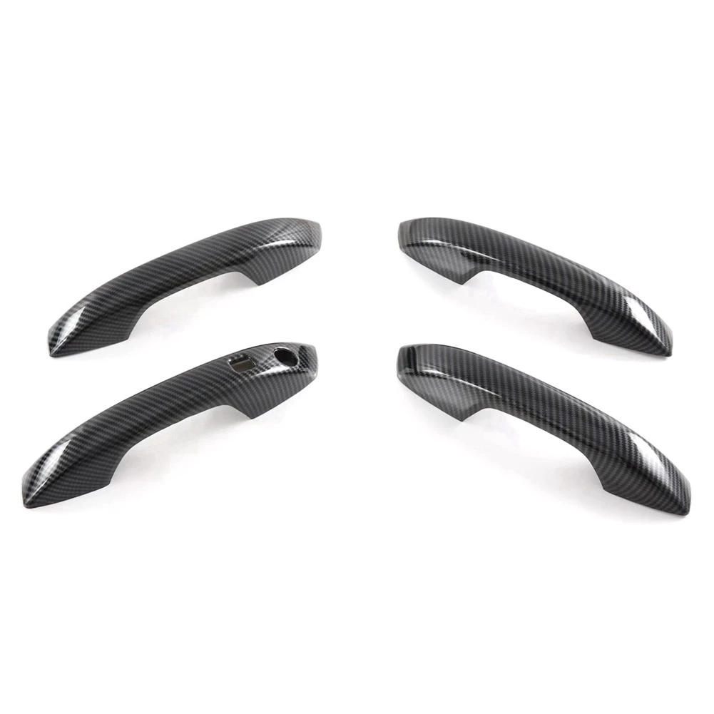 

Carbon Fiber Outer Door Handle Cover Trim for BYD Atto 3 Yuan Plus 2022 2023 RHD Exterior Accessories