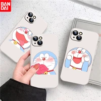 cute cartoon doraemon phone case for iphone 11 pro 12 max 13 x xs xr 7 8 plus 6s se2 soft silicone shockproof cover coque funda