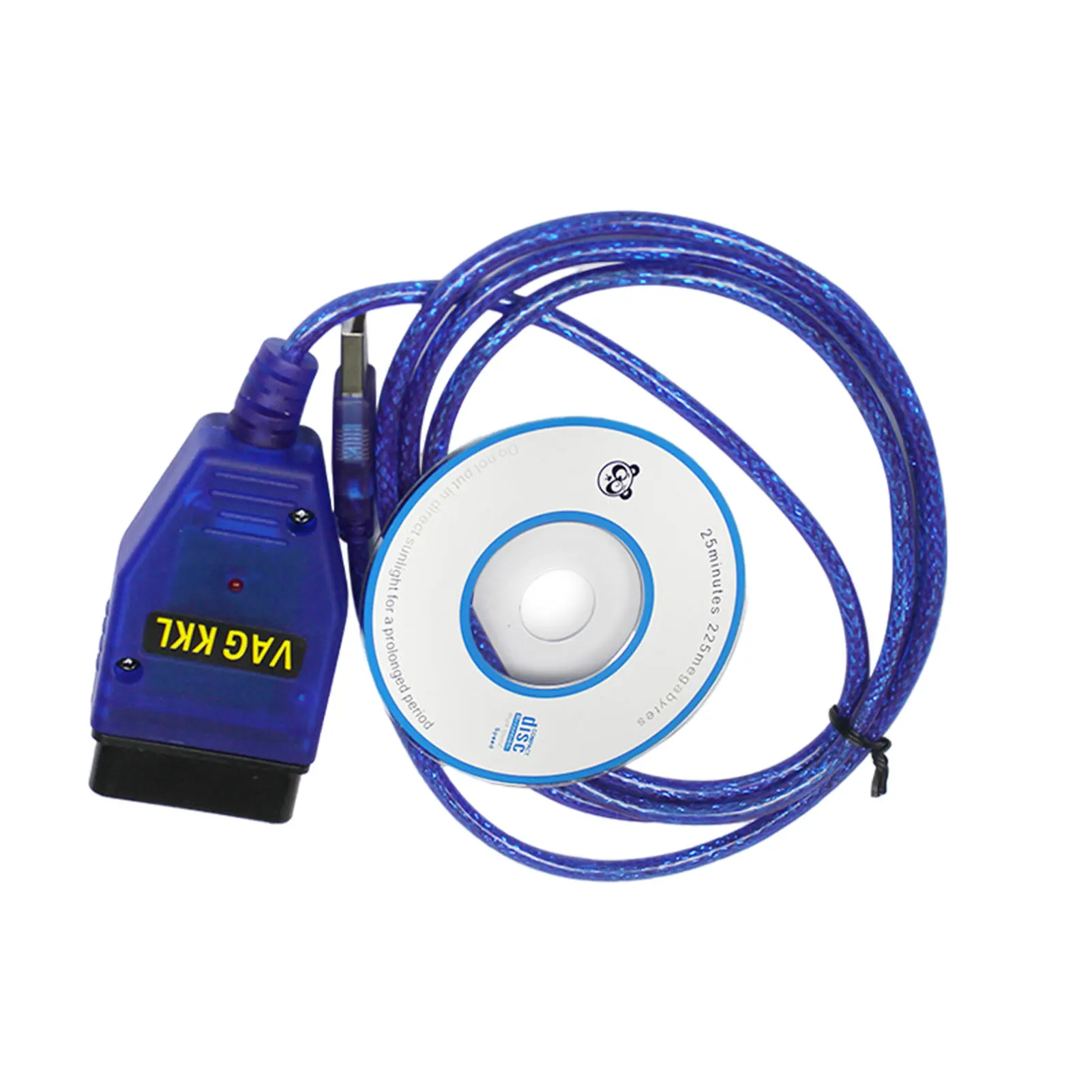 Сканер с USB-кабелем VAG409.1 KKL VagCom OBD2 CH340, интерфейс сканера, совместимый с Audi ForSeat ForVolkswagen