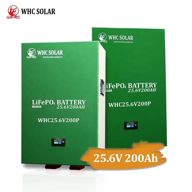 

WHC High Quality 25.6V 200ah lithium solar battery rechargeable storage lithium ion batteries