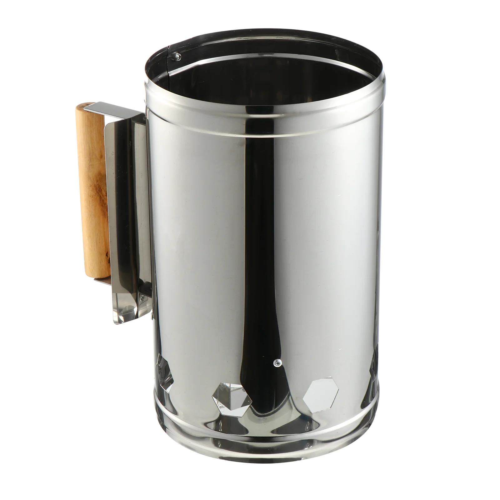

Stainless Steel Point Carbon Bucket BBQ Ignition Barrel Outdoor Grill Charcoal Barbecue Fast Chimney Accessories