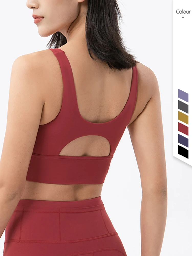 

Push Up Solid Sports Bra Jogging Gym Crop Top Fitness Girl Underwear Fitness Running Yoga Bra Elastic Sport Tops 6 Colors
