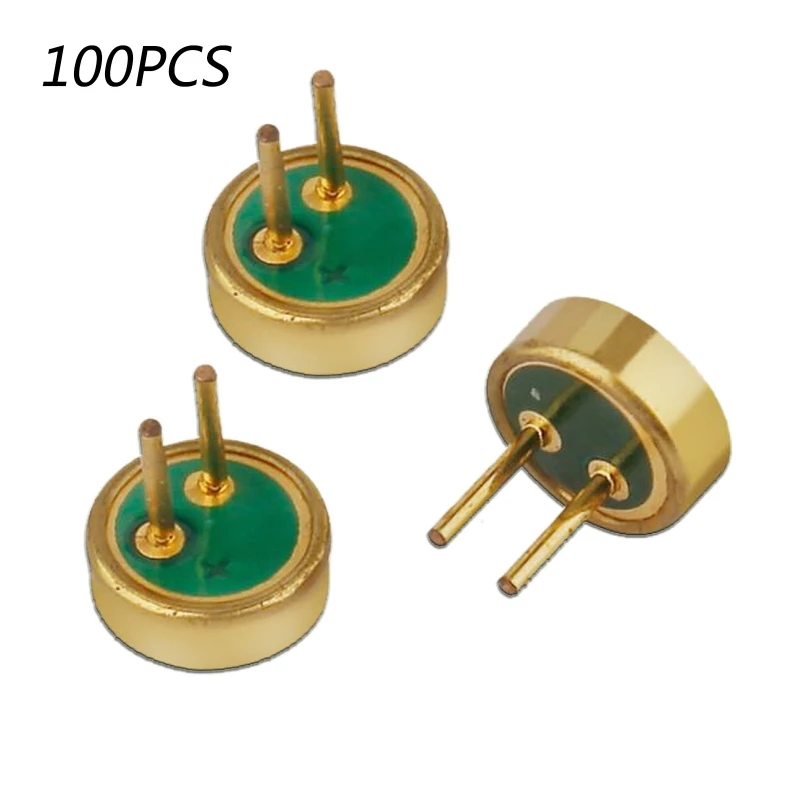 

100 шт., конденсаторный микрофон, 4 х15 мм, 2 штыря