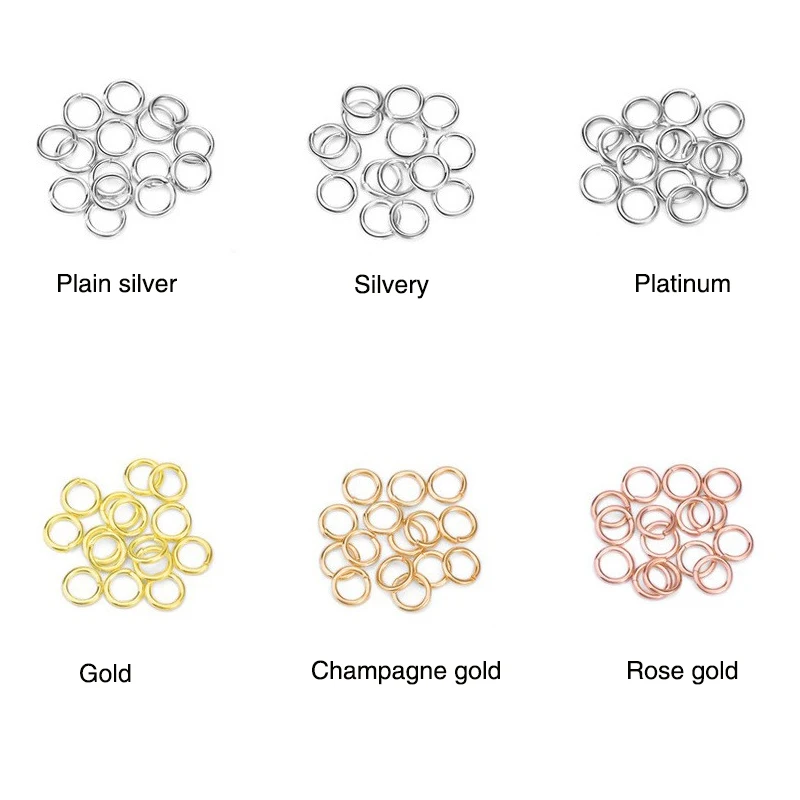 20pcs 3/4/5mm 925 Sterling Silver Jump Rings Single Loops Open Jump Rings & Split Rings For Jewelry DIY Findings Accessories