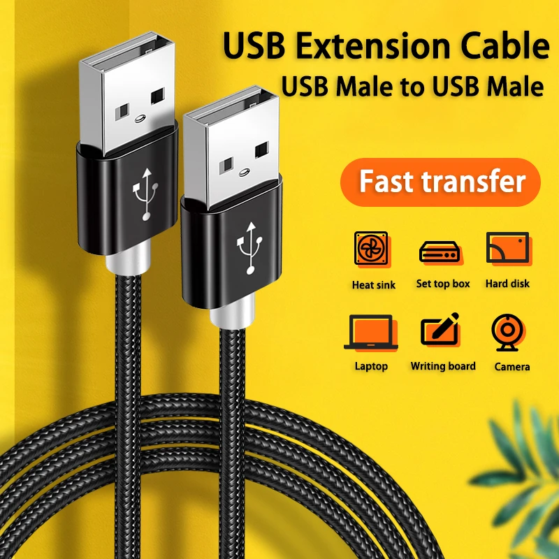 Кабель-удлинитель USB-USB типа А (папа-папа)