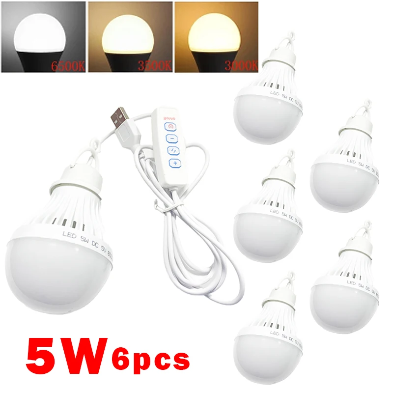 

Tent Repair Camping Bulb Usb Outdoor Fishing Equipment Dimmable Hanging 3-color Light Emergency Barbecue Light